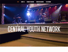 Tablet Screenshot of centralyouthnetwork.com